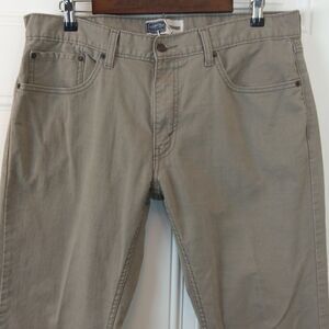 Levi's signature tan five pocket straight leg jean